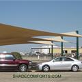 Parking Shade Sails Structure